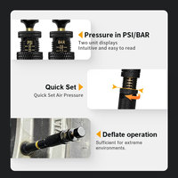 Outil de réduction de pression des pneus de précision pour dégonfleur de pneu à arrêt automatique réglable pour un fonctionnement facile et efficace