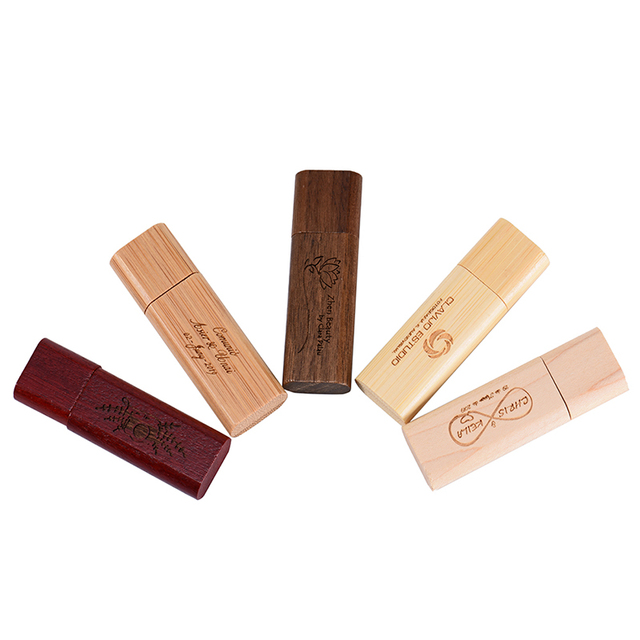 For Jaster Eco-Friendly Bamboo USB 2.0 Flash Drive Wooden Pen Pen with 128GB 32GB 64GB Memory Stick Pendrive New Product