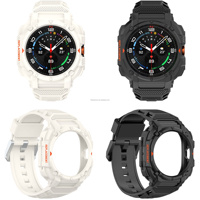 Tali Jam Tangan TPU 47mm dengan Casing Jam untuk Samsung Galaxy Watch Ultra 2, untuk Samsung Watch Ultra2 Gelang Olahraga Sport Loop