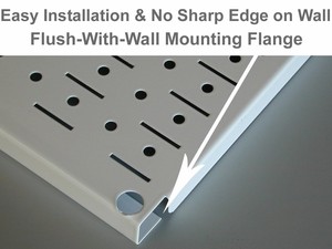Galvanized Steel <strong>for</strong> Wall Control Pegboard <strong>Rack</strong> <strong>for</strong> <strong>Garage</strong> Storage Shiny Metallic Metal WallBoard Tool Storage Holders <strong>Racks</strong> - Product Image 3