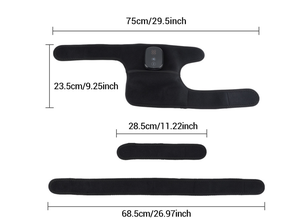 Massaggiatore Riscaldante per Ginocchia, Cuscinetti Riscaldanti per Spalle, Supporto per Gomito 3 in 1 con Vibrazione - Product Image 3