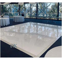 Tuiles portatives noires et blanches de plancher de danse de mariage de RK