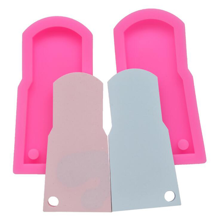 Силиконовая форма «сделай сам» для моделирования винной бутылки, кольцо для ключей, подвеска, штукатурка для ароматерапии, подвесная форма для автомобиля, аксессуары