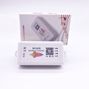 Controlador de música <span class=keywords><strong>LED</strong></span> <span class=keywords><strong>Pixel</strong></span> SP107E para tiras <span class=keywords><strong>LED</strong></span> RGB direccionables WS2812B WS2811, luces de neón flexibles, compatible con 960 píxeles, DC5-24V - Product Image 3