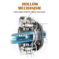 Reductor de Engranajes Cicloidal de Precisión Alta TQG RV-C para Transmisión de Servo de Brazo Robótico, Alta Rigidez, Montaje con Brida OEM