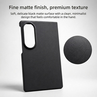 Étui rigide en PC noir mat pour Samsung Galaxy Z Fold 8, toucher lisse, anti-traces de doigts, protection contre les chocs pour smartphone pliable