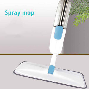 Vadrouille à pulvérisation en microfibre magique rotative à 360 degrés à prix d'usine tête de chenille de poteau en acier de nettoyage de sol industriel facile et sain - Product Image 3