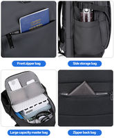 Bolsa Antirrobo para Portátil Personalizada para Estudiantes, con USB, Impermeable, de Poliéster Suave, para la Escuela, Oficina, Viajes, Aire Libre, Casual