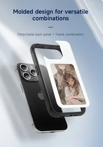 Nuevos productos de invención personalizados de lujo magnético digital para iPhone 15 14 13 E-ink Screen Smart NFC funda para teléfono móvil