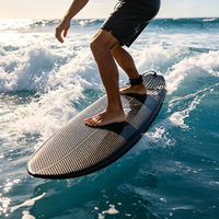 Planche de surf en fibre de carbone 180-300 cm, shortboard léger haute résistance pour la pratique du surf et des sports nautiques