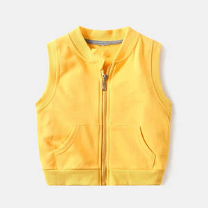 Gilet coupe-vent personnalisé avec logo pour garçons et filles, veste zippée, manteau d'hiver pour enfants, vêtements d'extérieur d'automne sans manches - Product Image 3