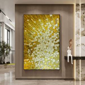 Tessere di mosaico di vetro oro di lusso arte mosaico murale arte murale 3d porcellana <span class=keywords><strong>pittura</strong></span> oro colore ceramica piastrelle da parete a mano - Product Image 2