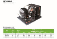 Type enfichable congélateur de cuisine Micro DC110v / 220v refroidisseur de liquide compresseur de réfrigération unités de condensation pièces de rechange