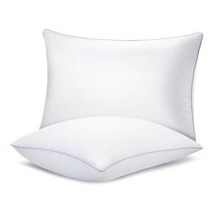 Oreiller de lit de collection hôtelière de taille standard <span class=keywords><strong>pour</strong></span> <span class=keywords><strong>dormir</strong></span>, oreillers <span class=keywords><strong>pour</strong></span> dormeurs sur le dos, le ventre et le côté, oreillers doux et soutenants, lavables - Product Image 1