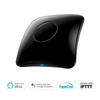 Télécommande universelle sans fil BroadLink RM4 Pro IR RF Wi-Fi via smartphone intelligent, compatible avec Alexa et Google Home