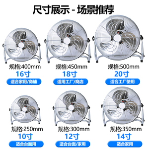 Ventilatore Elettrico ad Alta Velocità da 10/12/14/16/18/20 Pollici con Installazione a Soffitto e Raffreddamento ad Aria - Product Image 6