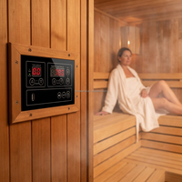 Sistema de Control Moderno para Sauna Eléctrica de Acrílico con Infrarrojos Lejanos y Panel de Control por Computadora