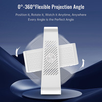 Projecteur portable H10, Correction de mise au point automatique, Système Android 14, Liaison multi-appareils, Cinéma à domicile et jeux vidéo