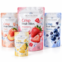 Herbruikbare, hersluitbare ziplock zak voor chocoladegranola, food grade, snackverpakking, 'Morning Energy' staande pouch