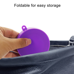 OEM ODM Custom Portable Outdoor <b>Reusable</b> Folding Silicone <b>Cups</b> Drinking Water Bottle <b>Coffee</b> <b>Cup</b> Silicone Collapsed <b>Cup</b> With Lid - Product Image 4