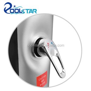 POOLSTAR Vente flash <span class=keywords><strong>Douche</strong></span> extérieure ronde en PVC de 35 L, argentée, avec <span class=keywords><strong>douche</strong></span> pour les pieds, alimentée par énergie <span class=keywords><strong>solaire</strong></span>, pour <span class=keywords><strong>piscine</strong></span> et usage extérieur - Product Image 3