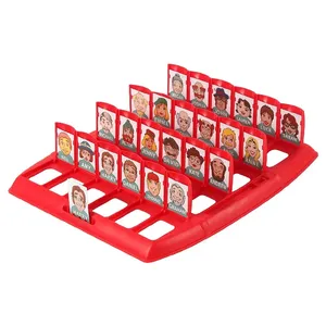 Adivina interactiva para quién <span class=keywords><strong>soy</strong></span>, bandeja portátil, <span class=keywords><strong>juego</strong></span> de mesa de rompecabezas, plástico Material educativo para niños, tablero de rompecabezas para dos personas - Product Image 3