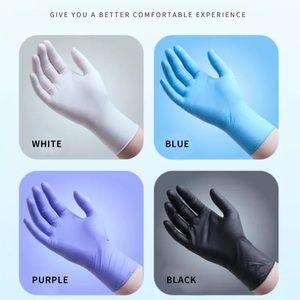 Cao su dùng một lần bột miễn phí Nitrile găng tay guantes desechables de nitrilo <span class=keywords><strong>Latex</strong></span> Nitrile Đen Nitrile Găng tay dùng một lần - Product Image 2