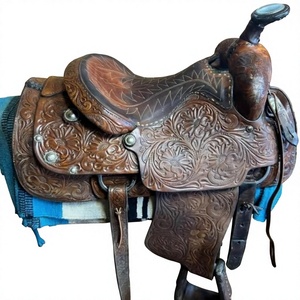 Selle de cheval en cuir véritable et bois de bambou, tapis de cheval absorbant la transpiration, très confortable, écologique, durable et respirant - Product Image 2