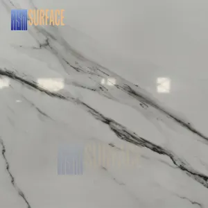 3D Ink Printed 3200*1600 Mm Quartz Vanity Top Slab 2cm Polished Large Size Artificial Quartz Slab Price