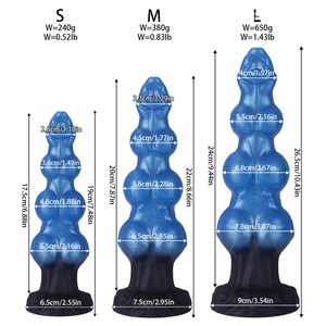 Godemiché en silicone liquide souple et étanche, masseur anal, stimulation du point G, géant, en forme de chien, unisexe - Product Image 4