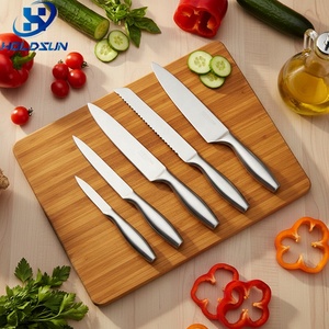 Cuchillo profesional ecológico de acero inoxidable de 8 pulgadas para cortar carne y frutas con mango hueco cómodo para uso en la cocina - Product Image 6