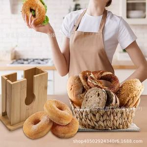 Wooden Bread Slicer Rectangle Multifunctional <b>Kitchen</b> Storage Box For Toast Bagel Cutting - Product Image 4