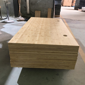Solid wood tabletop liftable tabletop, wall-mounted storage shelf, pine partition board, <b>bamboo</b> dining <b>table</b> slab - Product Image 4