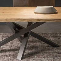 Vente en gros d'usine GEDO Table de salle à manger Offre Spéciale 6 places de luxe en bois massif