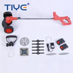 21V Cordless Grass Trimmer a batteria spazzole ruote <span class=keywords><strong>Decespugliatore</strong></span> motore <span class=keywords><strong>acciaio</strong></span> materiale plastico taglio linea Trimmer - Product Image 5