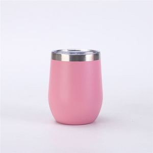 Verre à vin isotherme à double paroi en acier inoxydable, cadeau fête des mères, option logo personnalisé ASM09 - Product Image 1