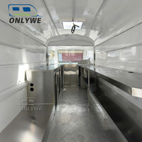 ONLYWE personnalisé vintage citroen hy pizza burger ice cream van food truck entièrement équipé rétro restauration concession remorque à vendre