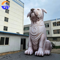 Modèle de chien gonflable personnalisé en tissu Oxford, thème animal, pour publicité extérieure en centre commercial, accessoires décoratifs pour activités