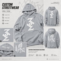 Sweat à capuche personnalisé avec logo en relief pour hommes et femmes, coupe oversize, en molleton de coton épais, style streetwear, OEM, faible MOQ, impression 3D, bleu gris