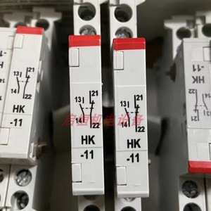 ตัวป้องกันมอเตอร์ Abb พร้อมหน้าสัมผัสเสริม Hk-11 สำหรับติดตั้งบนราง Din รุ่น Ms325 - Product Image 2