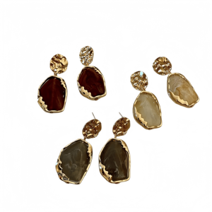Nuevos Pendientes Geométricos Irregulares <span class=keywords><strong>Mirad</strong></span> para Mujer con Diseño Retro y Moderno - Product Image 1