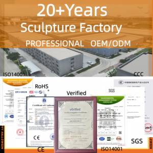 Statue de <span class=keywords><strong>fontaine</strong></span> en marbre naturel de style minimaliste avec une tête de lion sculptée au centre - Product Image 5