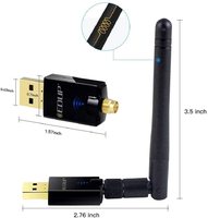 EDUP EP-AC1607GS 600Mbps RTL8811CU Wifi connecteur antenne USB 2.0 Wifi adaptateur 802.11ac 2.4/5ghz avec moniteur Mode Linux