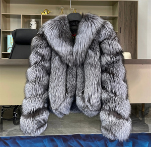 Big Turn-down Collar Silver Fox Fur Jacket Winter Warm Luxury Green Fox Fur <strong>Coat</strong> Ladies Red fox Fur <strong>Coat</strong> <strong>for</strong> <strong>Sale</strong> <strong>Mink</strong> <strong>Coat</strong> - Product Image 1