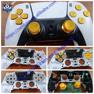 Coolrabbit-Joystick analógico de aleación de Metal, d-pad 7 en 1, mando de PS5, juego de botones de repuesto para mando de PS5 - Product Image 6