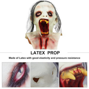 الواقع زي حزب الكبار ، قناع الرعب غيبوبة قناع الرجل العجوز ، قناع الرعب كرنفال تأثيري قناع التنكر بالجملة - Product Image 5