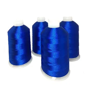 Large Cone 150D/2 Machine Embroidery Thread, 120D/2 hilo para bordar 100% Polyester Embroidery Thread for Industrial Machine