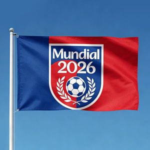 Bandiera Coppa del Mondo 2026 in Poliestere 100D, Bandiera Nazionale della <span class=keywords><strong>Turchia</strong></span> 3x5 FT - Product Image 4