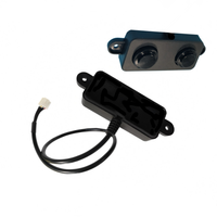 Sensor jarak ultrasonik PWM atau UART DC5V, sensor jarak tahan air ultrasonik, probe tahan air, modul ultrasonik