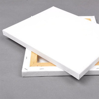 Cadres photo en toile de coton OEM sur mesure en gros, panneaux de toile tendus vierges blancs pour dessin et peinture DIY